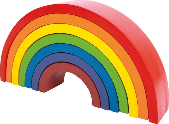 Small Foot Stacking Toy Rainbow made of Wood for 12++ Months