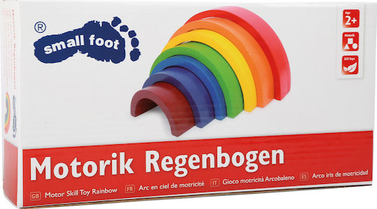 Small Foot Stacking Toy Rainbow made of Wood for 12++ Months