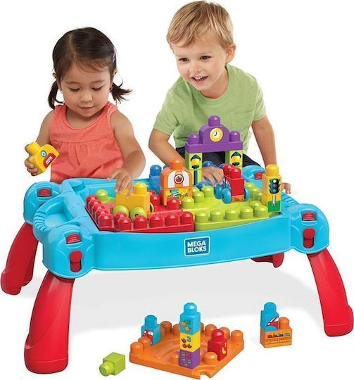 Mega Bloks Blocuri Build 'n Learn Table pentru 1 - 5 Ani 30buc