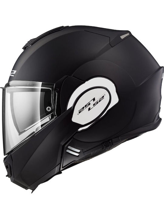 LS2 FF399 Valiant Solid Matt Black Motorradhelm Modular ECE 22.05 1700gr 50399 10 11