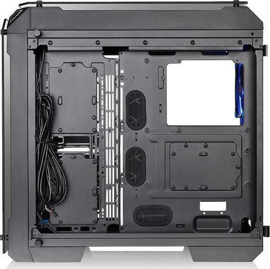 Thermaltake View 71 Tempered Glass Gaming Voller Turm Computergehäuse mit Seitenfenster Schwarz