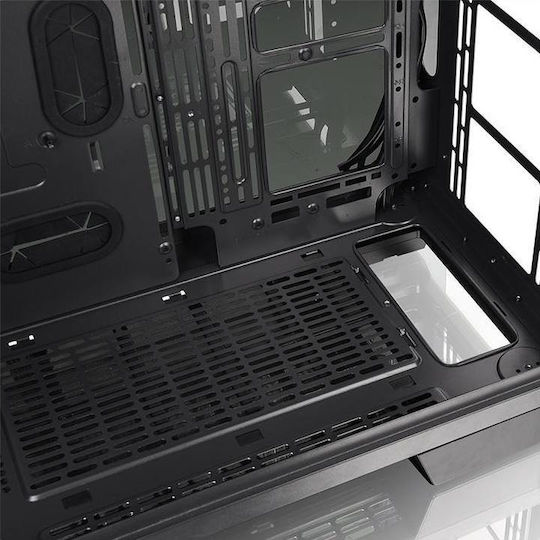 Thermaltake View 71 Tempered Glass Gaming Voller Turm Computergehäuse mit Seitenfenster Schwarz