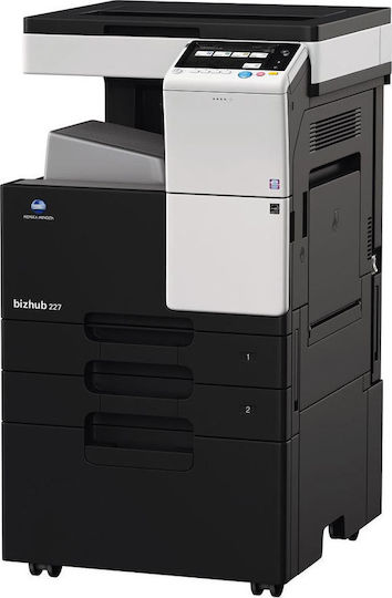 Konica Minolta bizhub 227 Ασπρόμαυρο Πολυμηχάνημα Laser με Mobile Print A7AK021 A7AK027