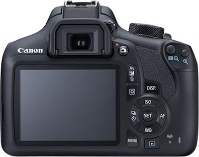 Canon DSLR Φωτογραφική Μηχανή EOS 1300D Value Up Kit (EF-S 18-55 DC IIΙ) Crop Frame
