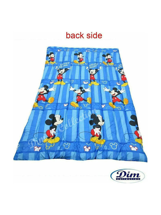 Dimcol Kids Duvet Double Sided Single Mickey 026 160x250cm