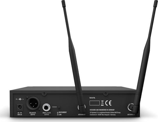 LD Systems U505 BPL Σετ Ασύρματο Πυκνωτικό Μικρόφωνο Πέτου, Clip On, Ζώνης για Φωνητικά