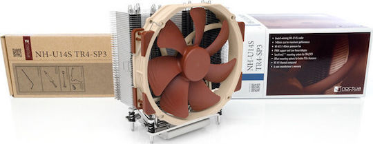 Noctua NH-U14S TR4-SP3 Ψύκτρα Επεξεργαστή για Socket SP3/TR4/sTRX4 Καφέ
