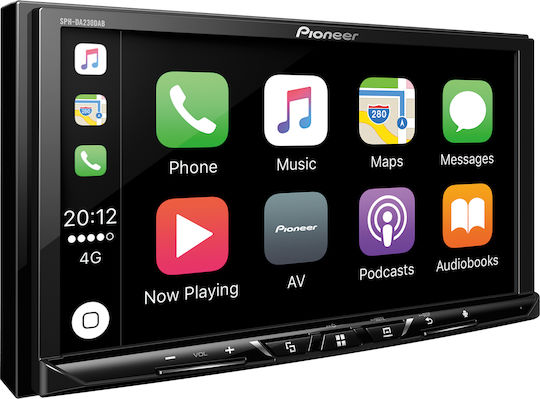Pioneer Ηχοσύστημα Αυτοκινήτου 2 DIN (Bluetooth/USB/AUX/WiFi/GPS/Apple-Carplay/Android-Auto) με Οθόνη Αφής 7"