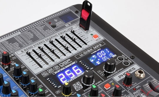 Power Dynamics PDM-S1604 172.626 Αναλογική Κονσόλα 16 Καναλιών με Phantom Power & 10 Εισόδους XLR & Bluetooth