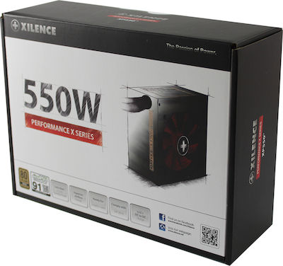 Xilence Performance X 550W 550W Τροφοδοτικό Υπολογιστή Full Wired 80 Plus Gold
