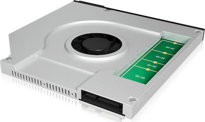 Icy Box Αντάπτορας Για Σκληρούς Δίσκους ICY BOX-IB-AC647 M.2 Sata SSD Silber (IB-AC647)