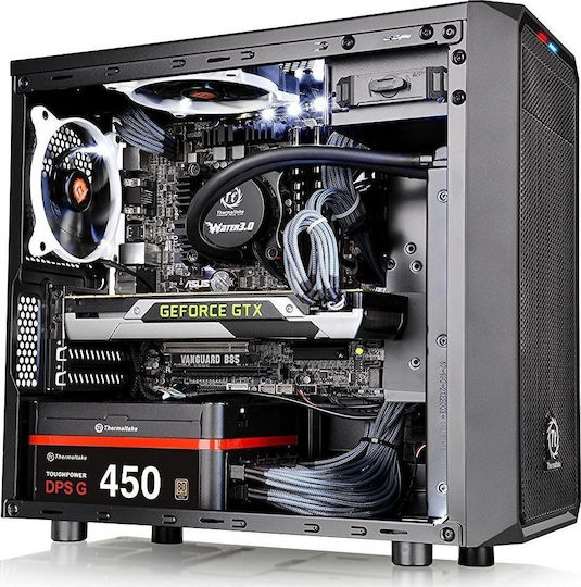 Thermaltake Versa H15 Midi Tower Компютърна Кутия Черна