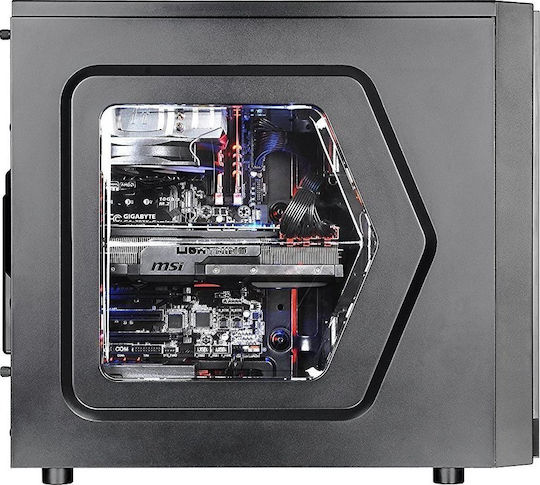 Thermaltake Versa H24 Window Midi Tower Computer Case Black