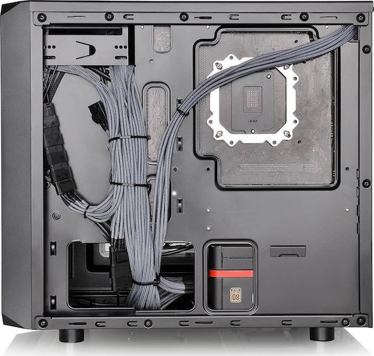 Thermaltake Versa H15 Window Micro Tower Κουτί Υπολογιστή Μαύρο