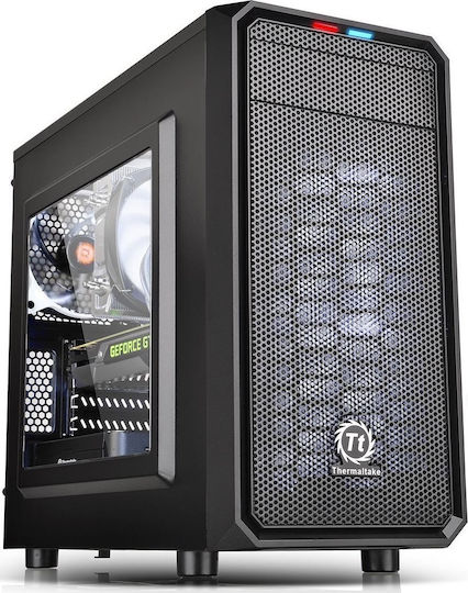 Thermaltake Versa H15 Window Micro Tower Κουτί Υπολογιστή Μαύρο