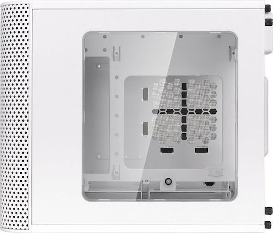 Thermaltake Core V1 Gaming Mini Tower Κουτί Υπολογιστή με Πλαϊνό Παράθυρο Snow Edition