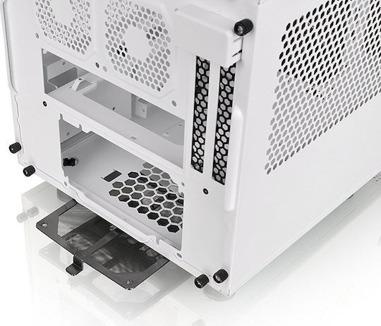 Thermaltake Core V1 Gaming Mini Tower Κουτί Υπολογιστή με Πλαϊνό Παράθυρο Snow Edition
