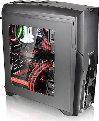 Thermaltake Versa N25 Jocuri Turnul Midi Cutie de calculator cu fereastră laterală Negru