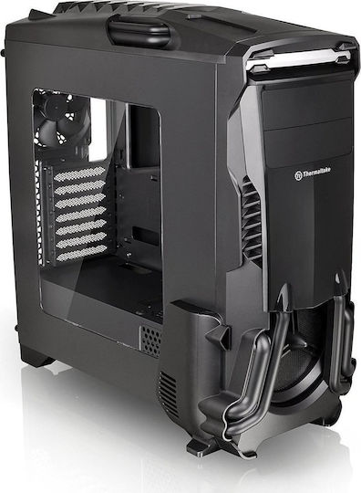Thermaltake Versa N24 Midi-Turm Computergehäuse mit Seitenfenster Schwarz