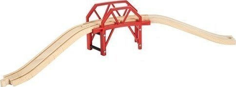 Brio Toys Curved Bridge Ράγες Σιδηρόδρομου για 3+ Ετών