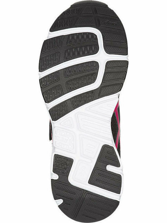 Gel-Zaraca 5 GS Kids Sports Shoes Running with Hoop & Loop Closure Black