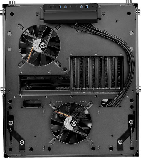 Thermaltake The Tower 900 Геймърско Пълна Кула Компютърна Кутия със Страничен Прозорец Черна