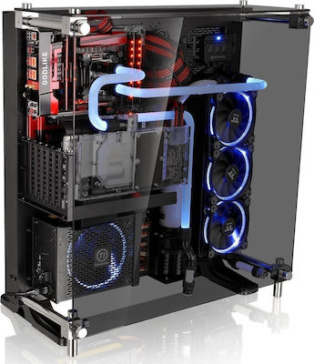 Thermaltake Core P5 Tempered Glass Edition Gaming Midi Tower Κουτί Υπολογιστή με Πλαϊνό Παράθυρο Μαύρο