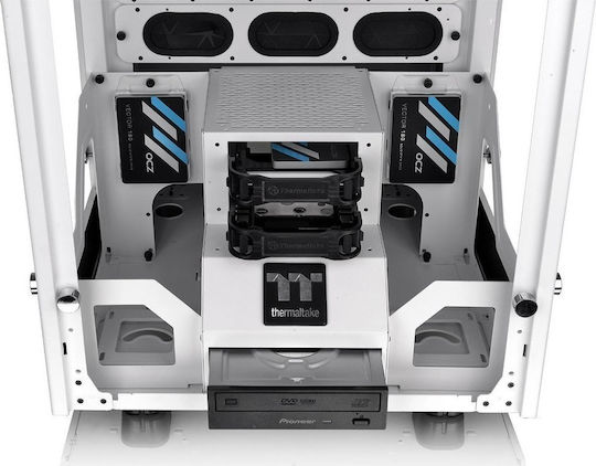 Thermaltake The Tower 900 Gaming Full Tower Κουτί Υπολογιστή με Πλαϊνό Παράθυρο Λευκό