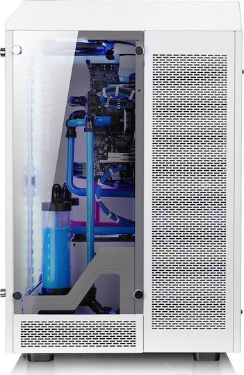 Thermaltake The Tower 900 Gaming Full Tower Κουτί Υπολογιστή με Πλαϊνό Παράθυρο Λευκό