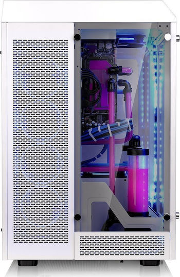 Thermaltake The Tower 900 Gaming Full Tower Κουτί Υπολογιστή με Πλαϊνό Παράθυρο Λευκό