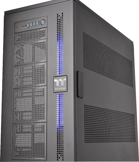 Thermaltake Core W100 Gaming Ultra Tower Κουτί Υπολογιστή με Πλαϊνό Παράθυρο Μαύρο
