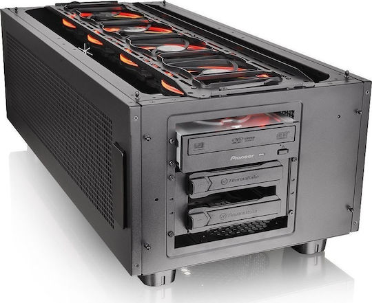 Thermaltake Core W100 Gaming Ultra Tower Κουτί Υπολογιστή με Πλαϊνό Παράθυρο Μαύρο