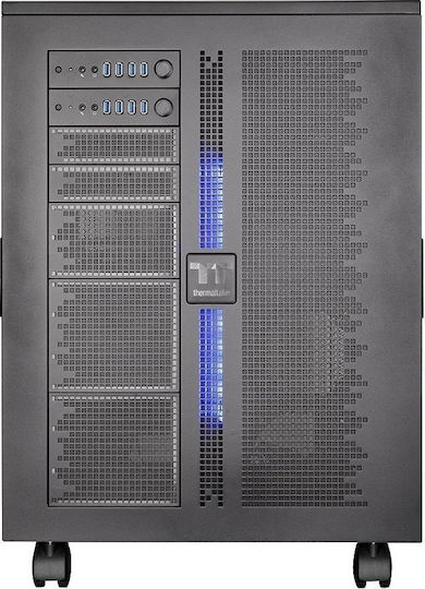 Thermaltake Core W200 Gaming Ultra-Turm Computergehäuse mit Seitenfenster Schwarz