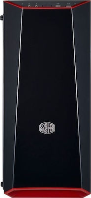 CoolerMaster MasterBox Lite 5 Midi Tower Κουτί Υπολογιστή με Πλαϊνό Παράθυρο Μαύρο