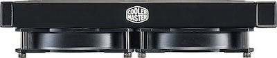 CoolerMaster MasterLiquid Lite 240 Водно охлаждане на процесор Двоен вентилатор 120мм за Socket AM4/AM5/1200/115x