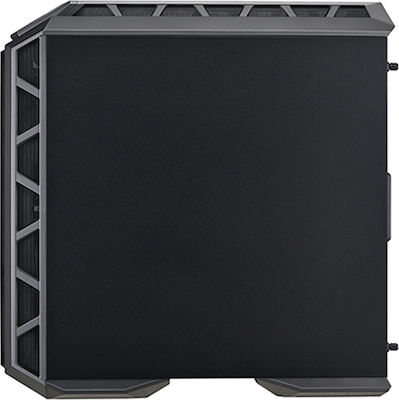 CoolerMaster MasterCase H500P Геймърско бюро Midi Tower Компютърна кутия със страничен прозорец и RGB осветление Черен