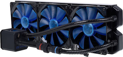 Alphacool Eisbaer 420 Wasserkühlungssystem für Prozessoren Dreifacher Ventilator 140mm für Socket / / / / /1/1/5/x/ Schwarz