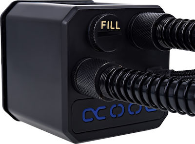 Alphacool Eisbaer 420 Wasserkühlungssystem für Prozessoren Dreifacher Ventilator 140mm für Socket / / / / /1/1/5/x/ Schwarz