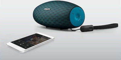 Philips EverPlay BT6900 Αδιάβροχο Ηχείο Bluetooth 10W με Διάρκεια Μπαταρίας έως 10 ώρες Μπλε