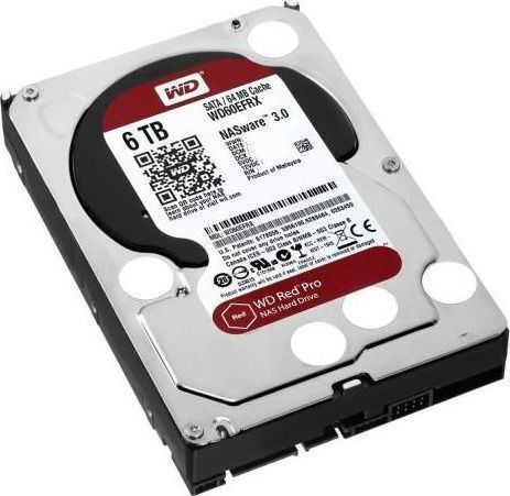 Western Digital Red 6TB HDD Hard Drive 3.5" SATA III 5400rpm with 64MB Cache for NAS WD60EFRX