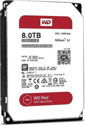Western Digital Red NAS 8TB (128MB Cache)
