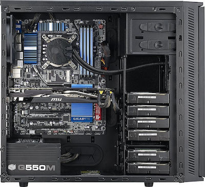 CoolerMaster Silencio 452 Midi Tower Κουτί Υπολογιστή Μαύρο