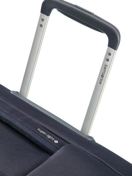 Samsonite Base Boost Spinner Mittlere Stoffkoffer Blau mit 4 Rädern Höhe 66cm