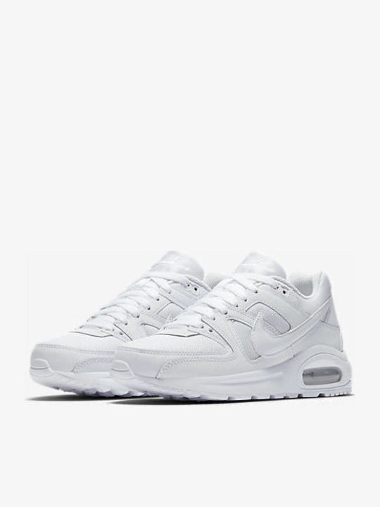 Air Max Command Flex GS Детски Спортни Обувки Running с Връзки Бели
