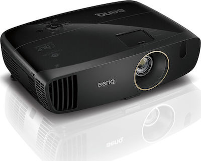 BenQ W2000+ Projector Τεχνολογίας Προβολής DLP (DMD) με Φυσική Ανάλυση 1920 x 1080 και Φωτεινότητα 2200 Ansi Lumens Μαύρος