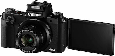 Canon Powershot G5 X Компактен Фотоапарат 20.2МР Оптично Увеличение 4.2x Черна