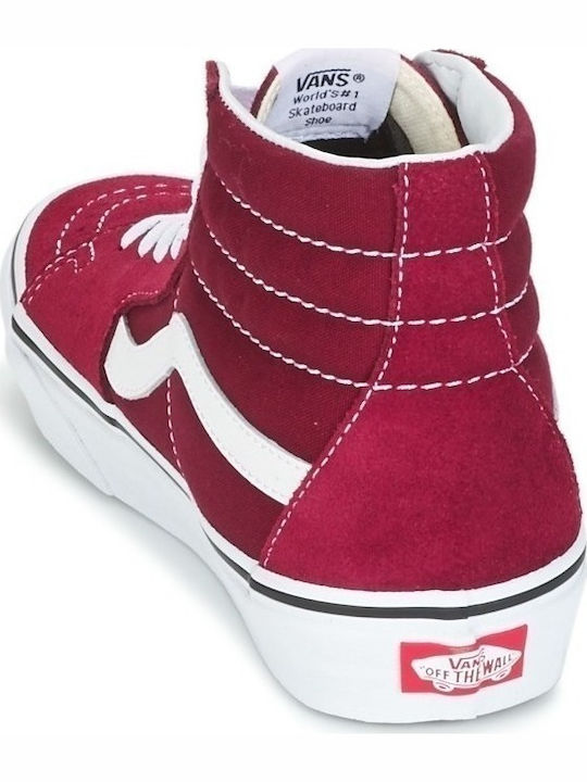 Sk8-Hi Μποτάκια Κόκκινα