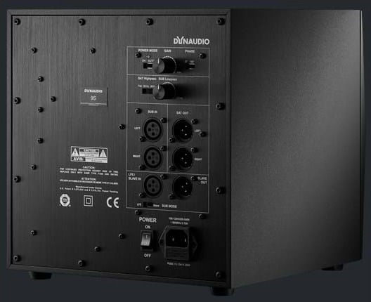 Dynaudio 9S Αυτοενισχυόμενο Subwoofer με Ηχείο 9.5" 300W Μαύρο
