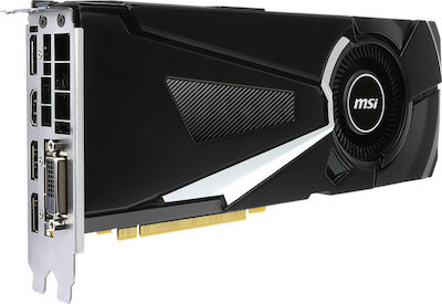 MSI GeForce GTX 1070 Ti 8GB GDDR5 Aero Κάρτα Γραφικών PCI-E x16 3.0 με DVI-D