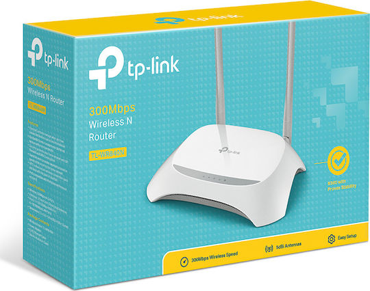 TP-LINK TL-WR840N Wireless Router Wi‑Fi 4 with 4 Ethernet Ports